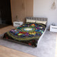 Pacio, Adam - Mystic Jewel Mandala - Microfiber Duvet Cover
