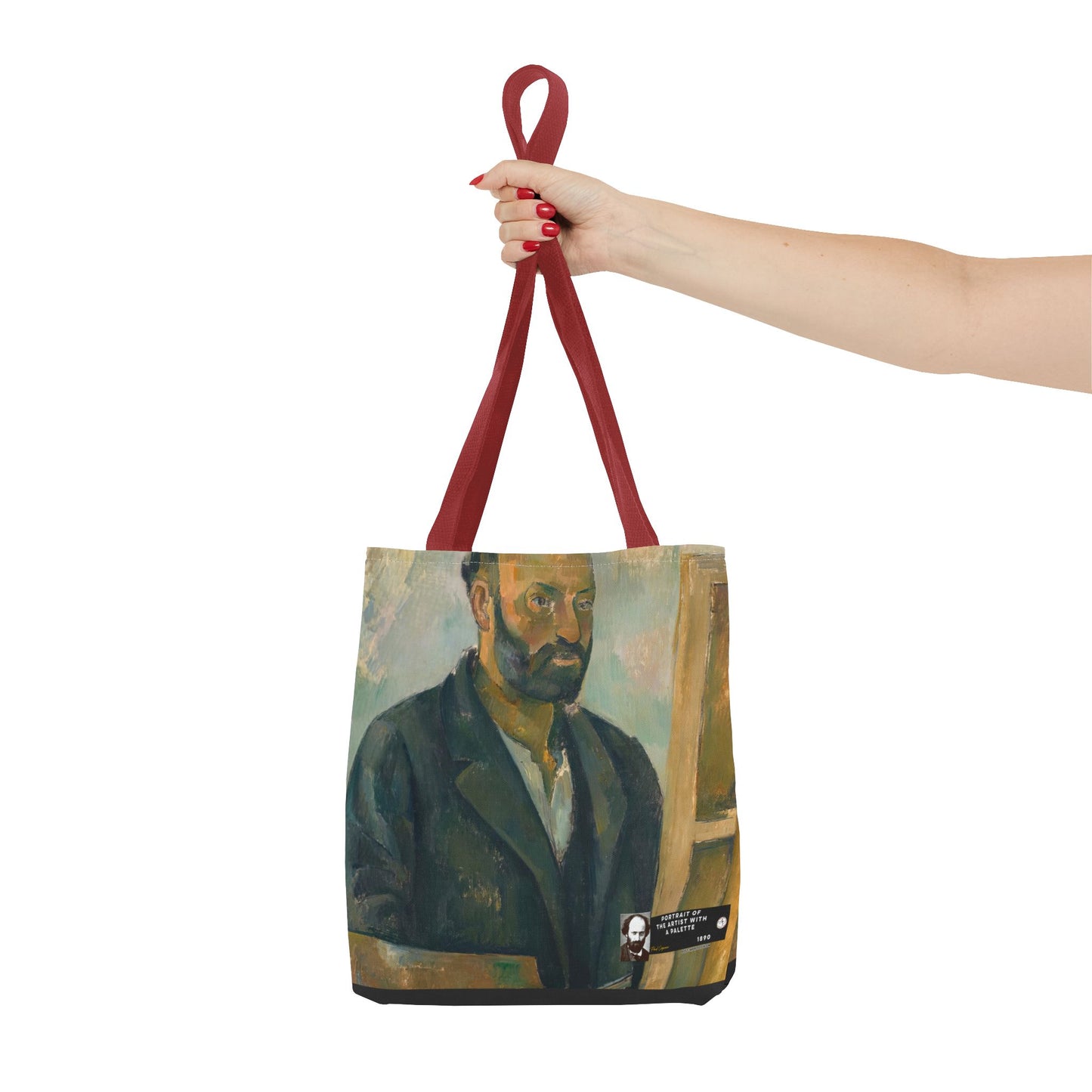 Cézanne, Paul - Portrait of the Artist with a Palette (1890) - Tote Bag