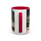 Courbet, Gustave - The Stone Breakers (1850) - Colorful Accent Mugs