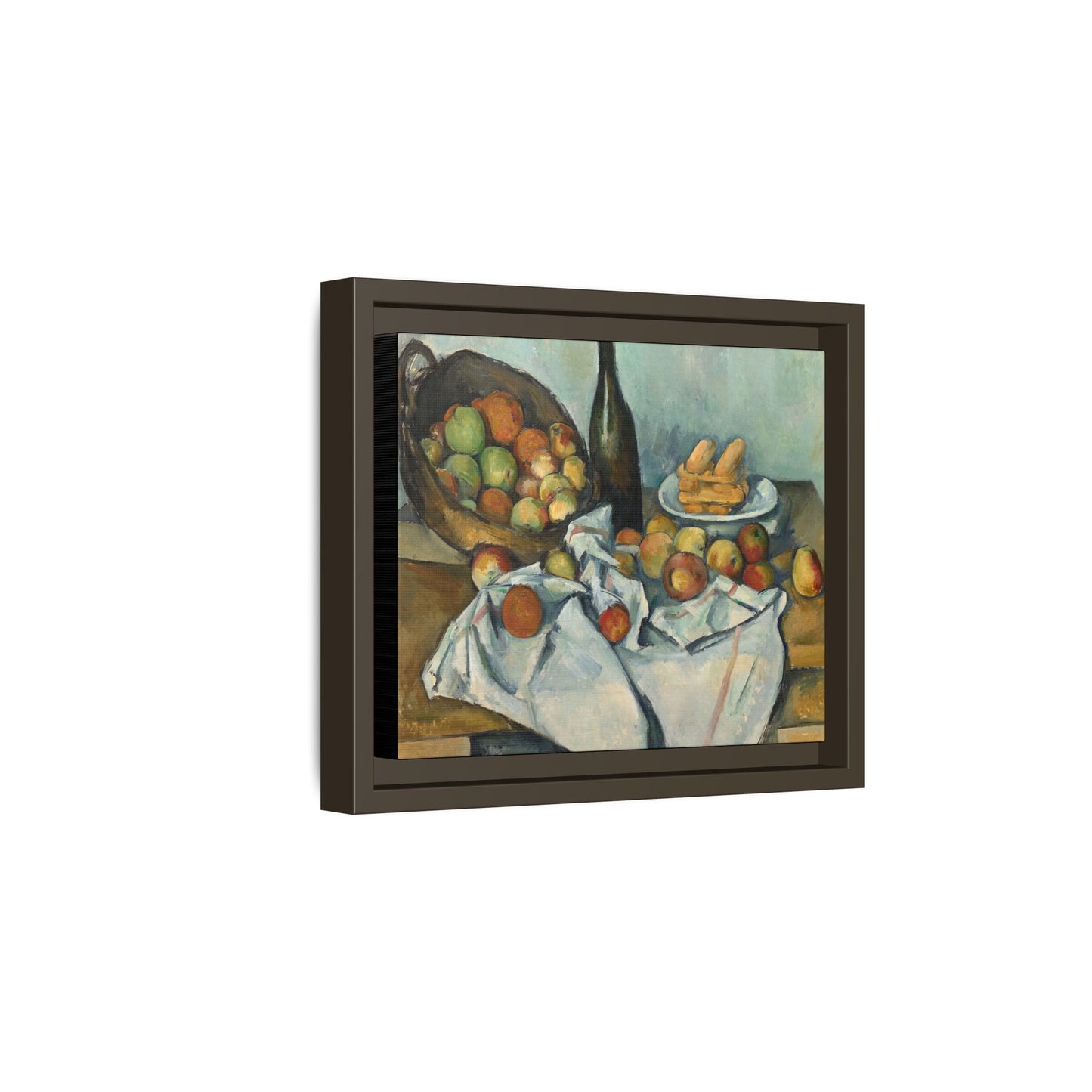 Cézanne, Paul - Basket of Apples (1893) - Matte Canvas, Framed