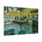Monet, Claude - La Grenouillere (1869) - Canvas Block, unframed