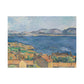 Cézanne, Paul - The Bay of Marseille, Seen from L'Estaque (1885) - Canvas Block, unframed
