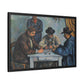 Cézanne, Paul - The Card Players (1892) - Matte Canvas, Framed