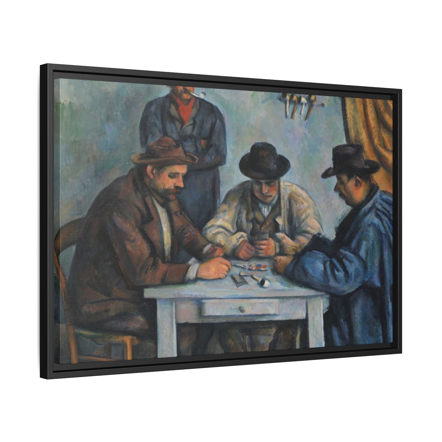 Cézanne, Paul - The Card Players (1892) - Matte Canvas, Framed