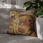 Gauguin, Paul - The Yellow Christ (1889) - Suede Square Pillowcase