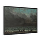 Courbet, Gustave - The Sea (1865) - Matte Canvas, Framed