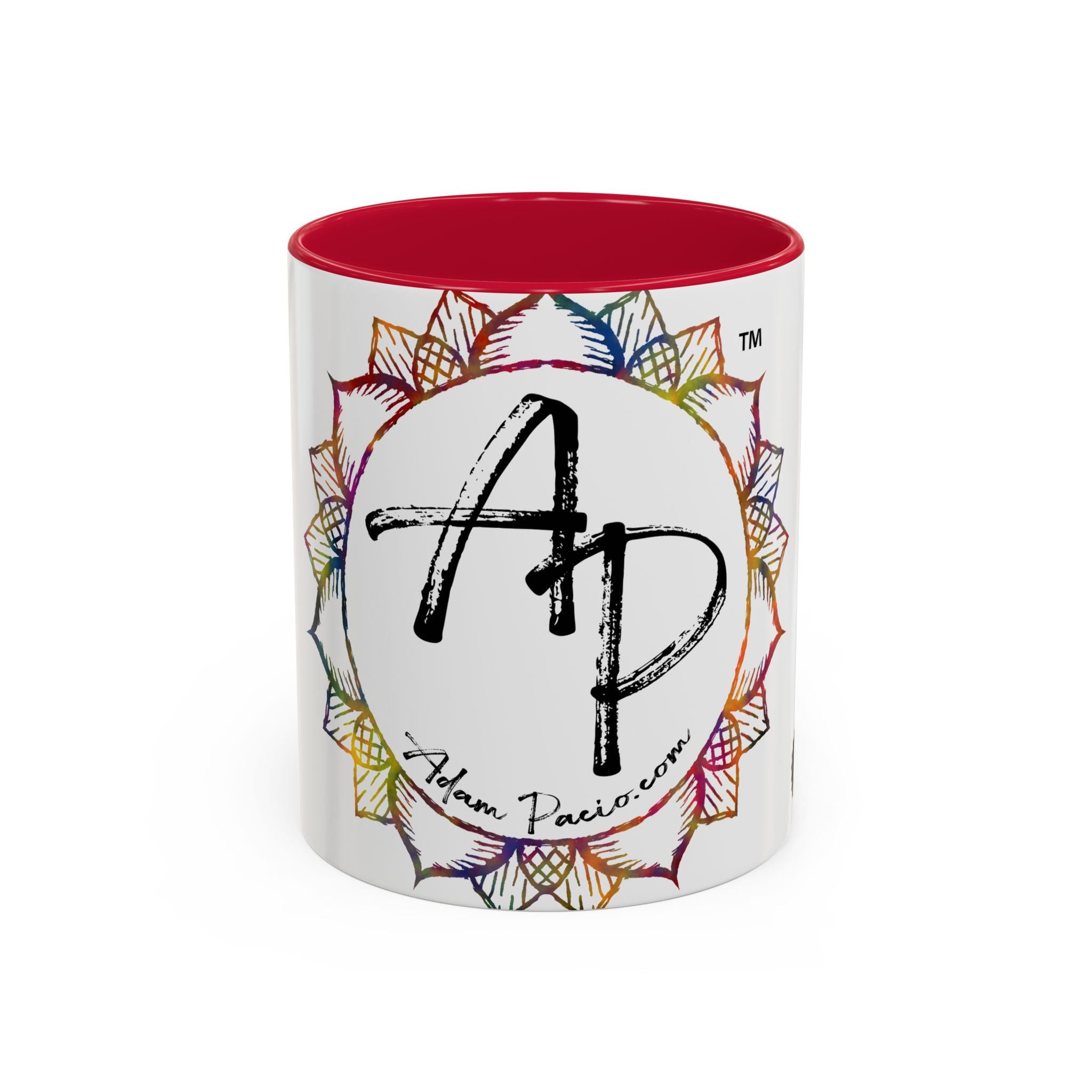 AdamPacio.com - White Logo - Colorful Accent Mugs