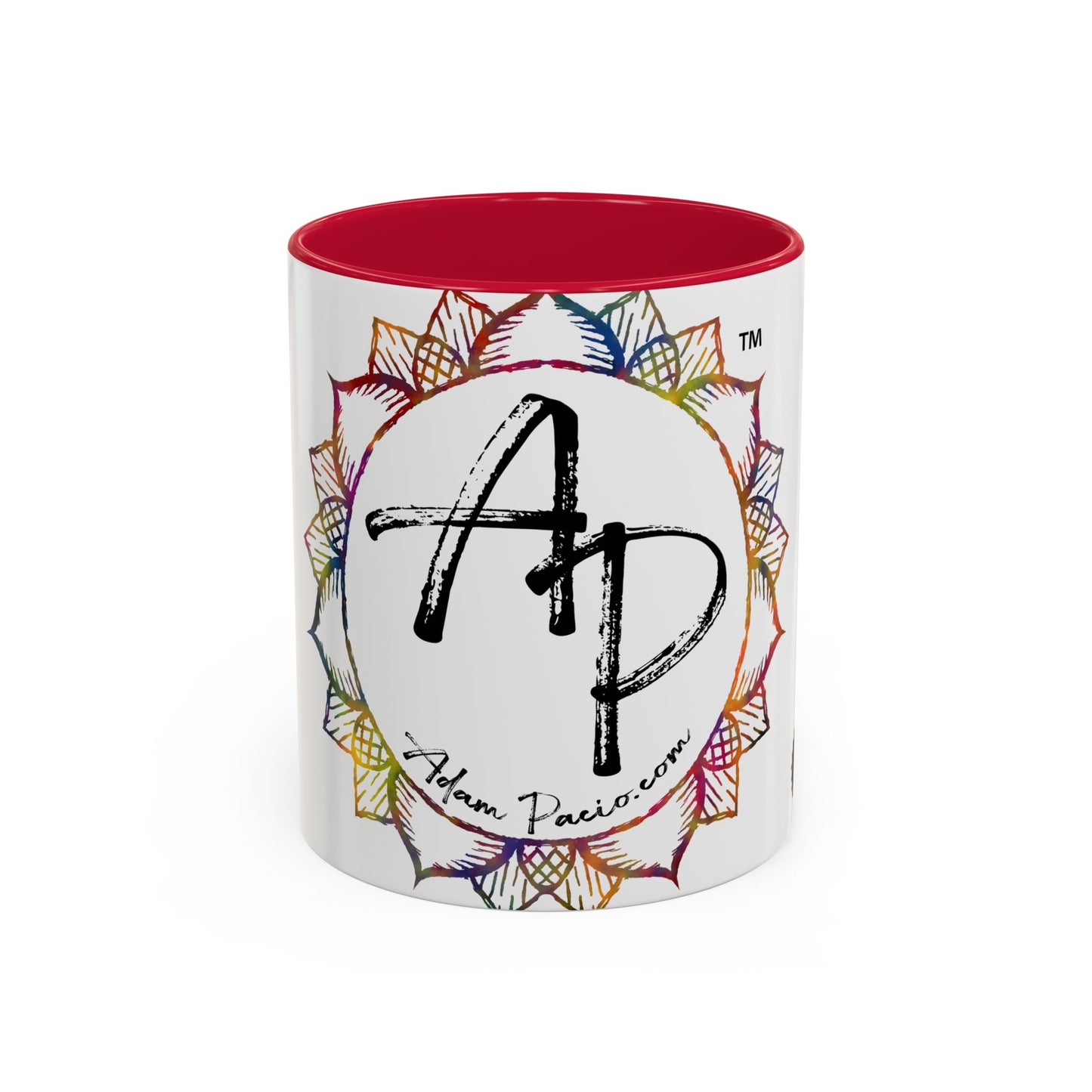 AdamPacio.com - White Logo - Colorful Accent Mugs