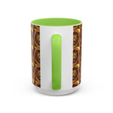 Lion Summer Mandala - Colorful Accent Mugs