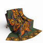 Pacio, Adam - Monarch Butterfly Mandala - Arctic Fleece Blanket