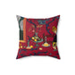 Matisse, Henri - The Dessert Harmony in Red (1908) - Suede Square Pillow