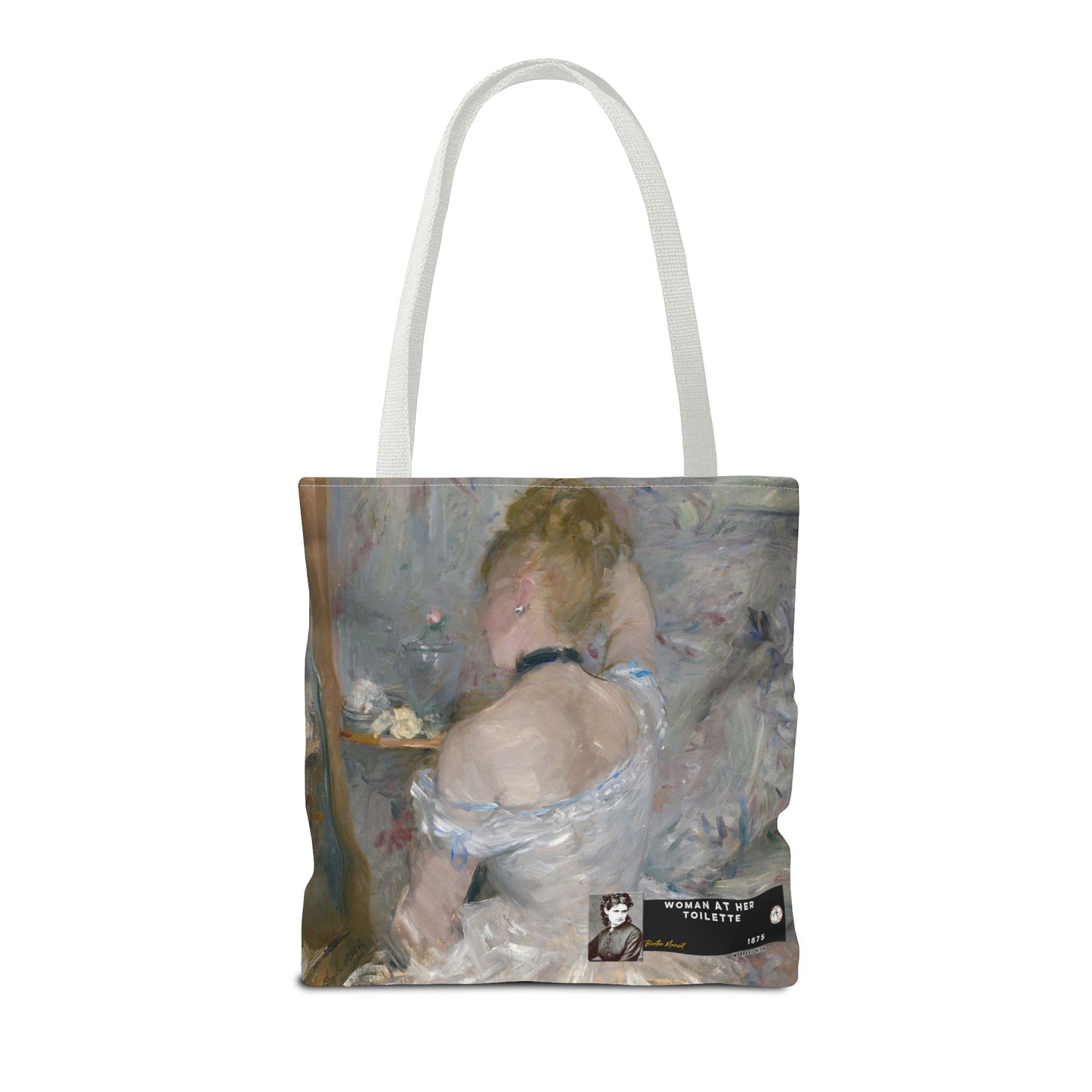Morisot, Berthe - Woman at Her Toilette (1880) - Tote Bag