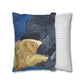 Van Gogh, Vincent - Portrait of Dr. Paul Gachet (1890) - Suede Square Pillowcase
