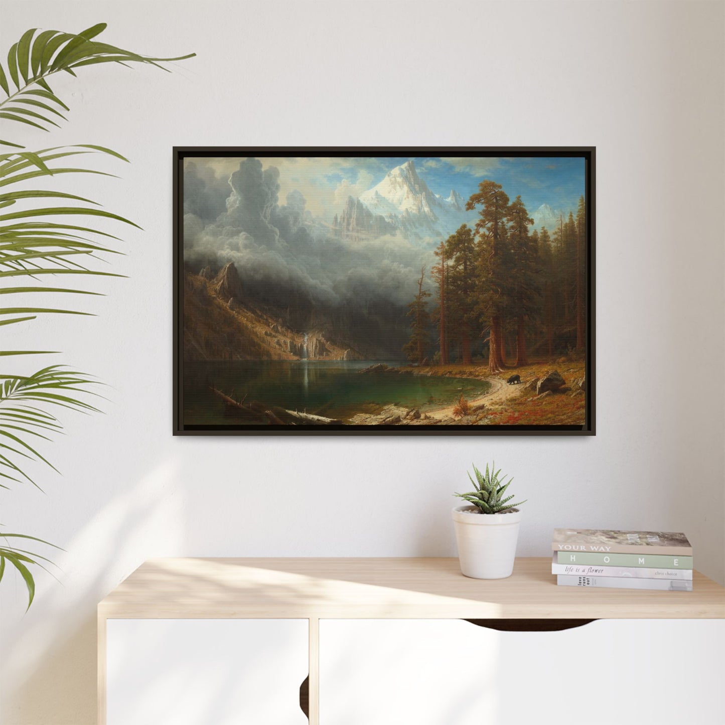 Bierstadt, Albert - Mount Corcoran (1877) - Matte Canvas, Framed