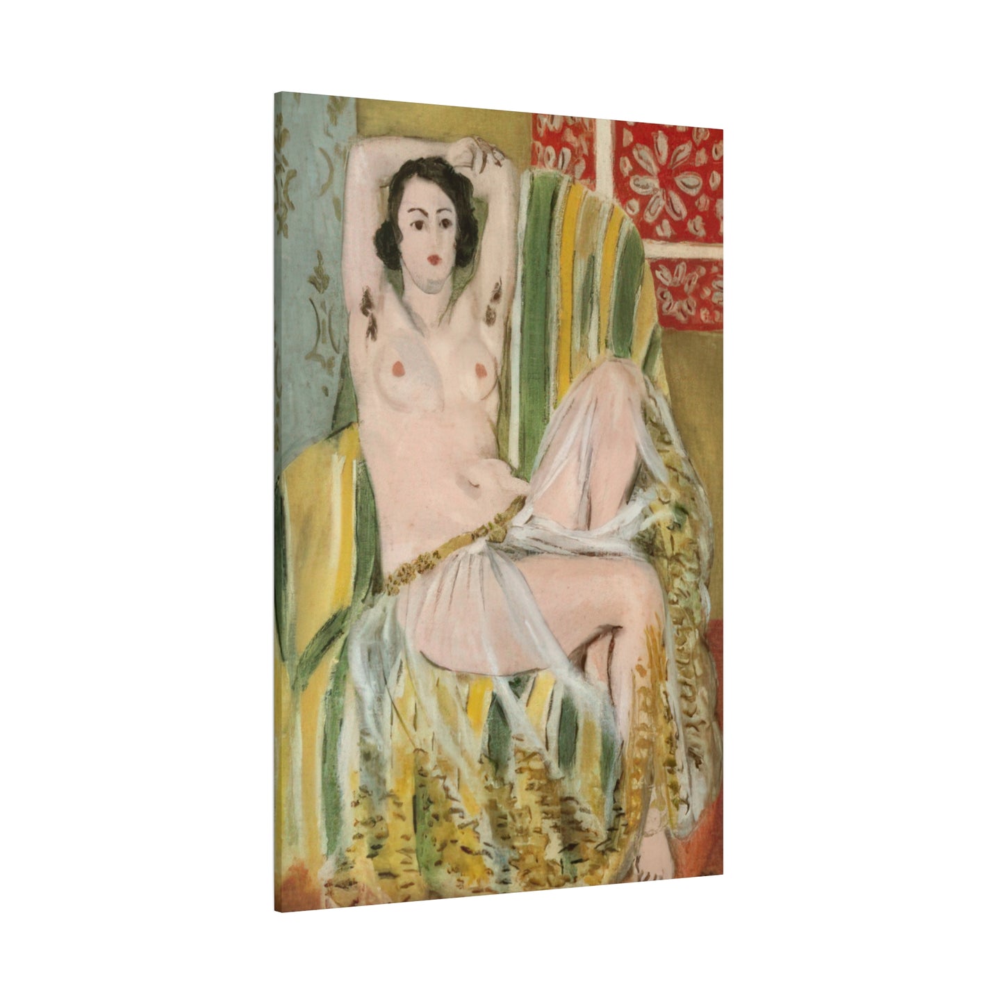 Matisse, Henri - Odalisque with Raised Arms (1923) - Canvas Block, unframed