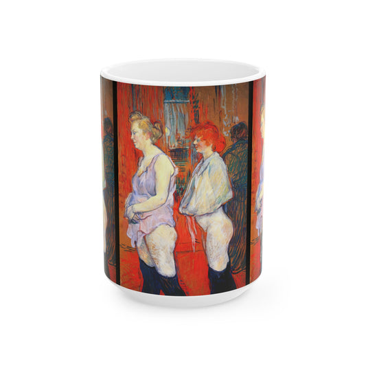 Toulouse-Lautrec, Henri - The Medical Inspection (1894) - Ceramic Mug