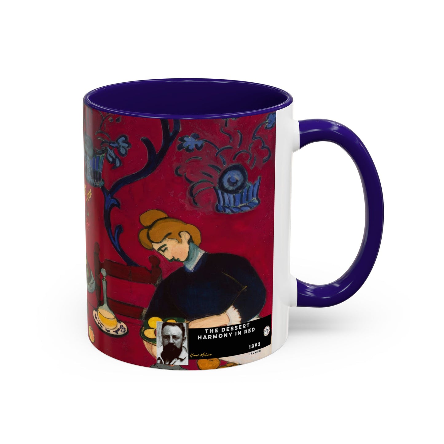 Matisse, Henri - The Dessert Harmony in Red (1908) - Colorful Accent Mugs
