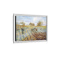 Pissarro, Camille - Hoarfrost (1873) - Matte Canvas, Framed