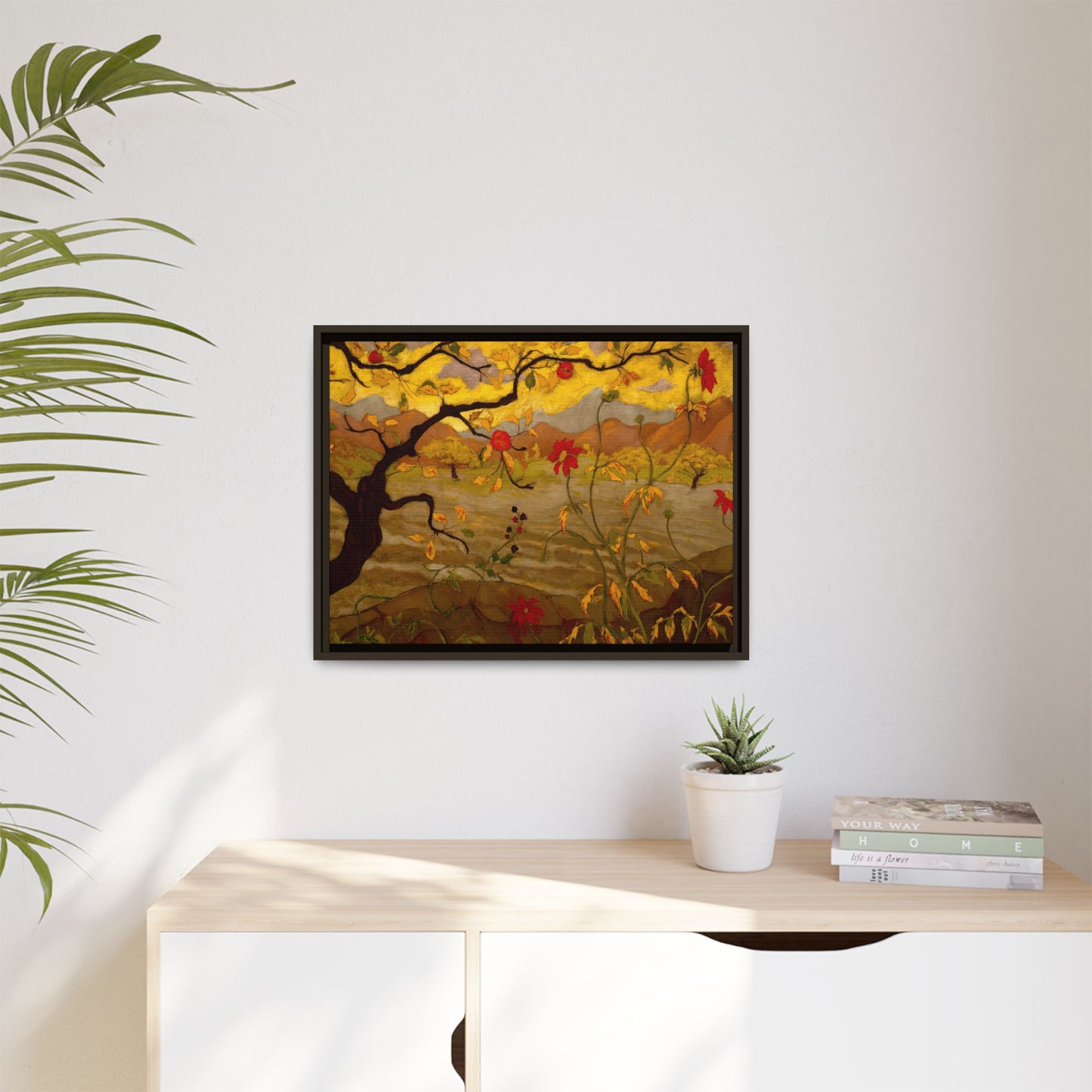 Ranson, Paul - Apple Tree with Red Fruit (1902) - Matte Canvas, Framed