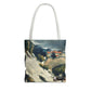 Cézanne, Paul - L’Estaque, Melting Snow (1870) - Tote Bag
