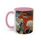 Gauguin, Paul - Vision of the Sermon (Jacob Wrestling with the Angel) (1888) - Colorful Accent Mugs