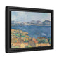 Cézanne, Paul - The Bay of Marseille, Seen from L'Estaque (1885) - Matte Canvas, Framed