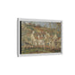 Pissarro, Camille - Red Roofs, Corner of a Village in Winter (1877) - Matte Canvas, Framed