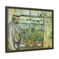 Morisot, Berthe - Eugene Manet on the Isle of Wight (1875) - Matte Canvas, Framed