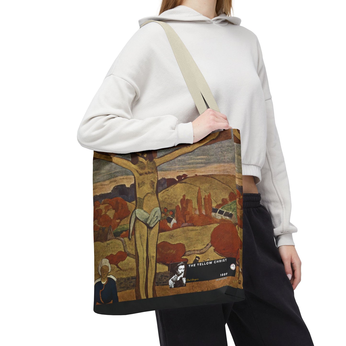 Gauguin, Paul - The Yellow Christ (1889) - Tote Bag