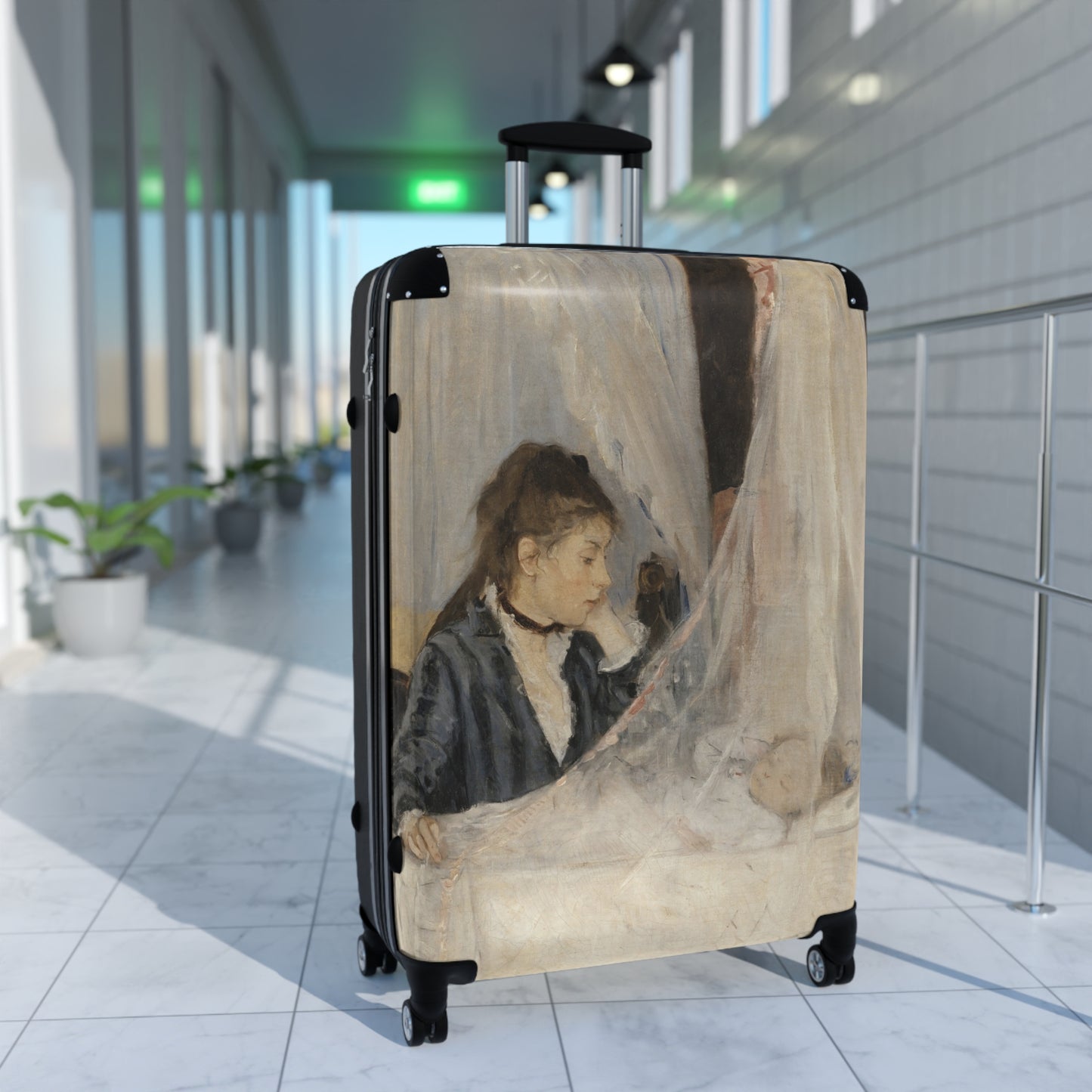 Morisot, Berthe - The Cradle (1872) - Suitcase