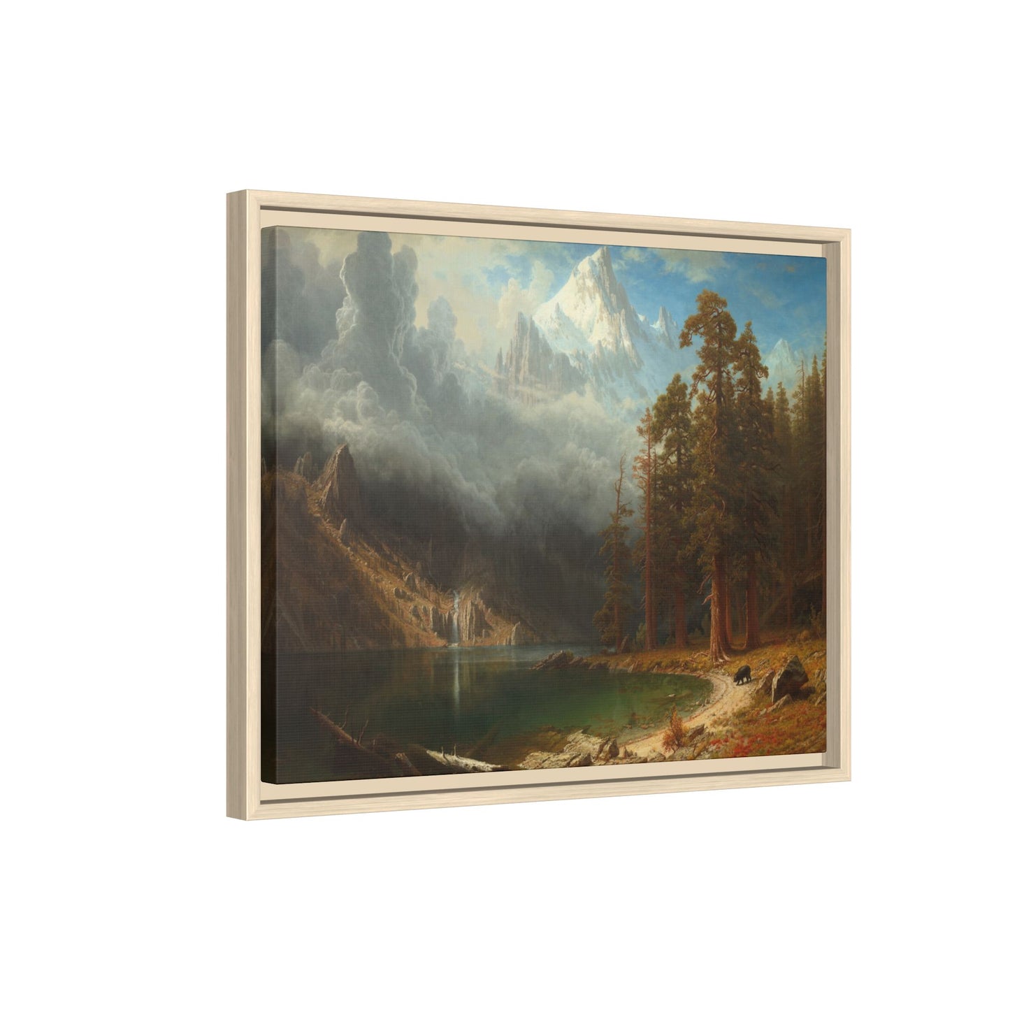 Bierstadt, Albert - Mount Corcoran (1877) - Matte Canvas, Framed