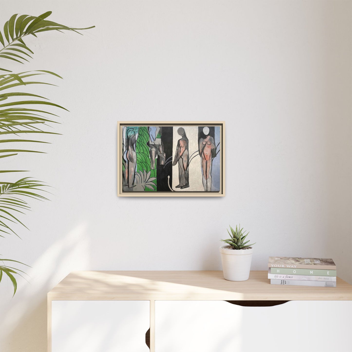 Matisse, Henri - Bathers by a River (1917) - Matte Canvas, Framed