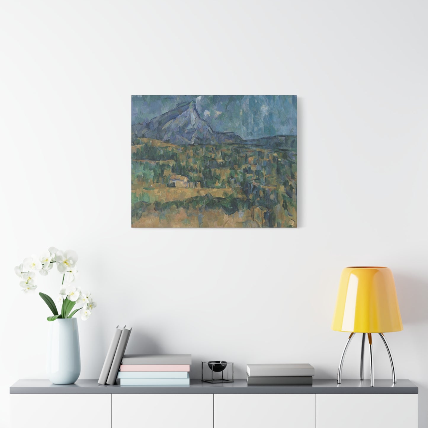 Cézanne, Paul - Mont Sainte-Victoire (1902) - Canvas Block, unframed