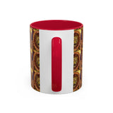 Lion Summer Mandala - Colorful Accent Mugs