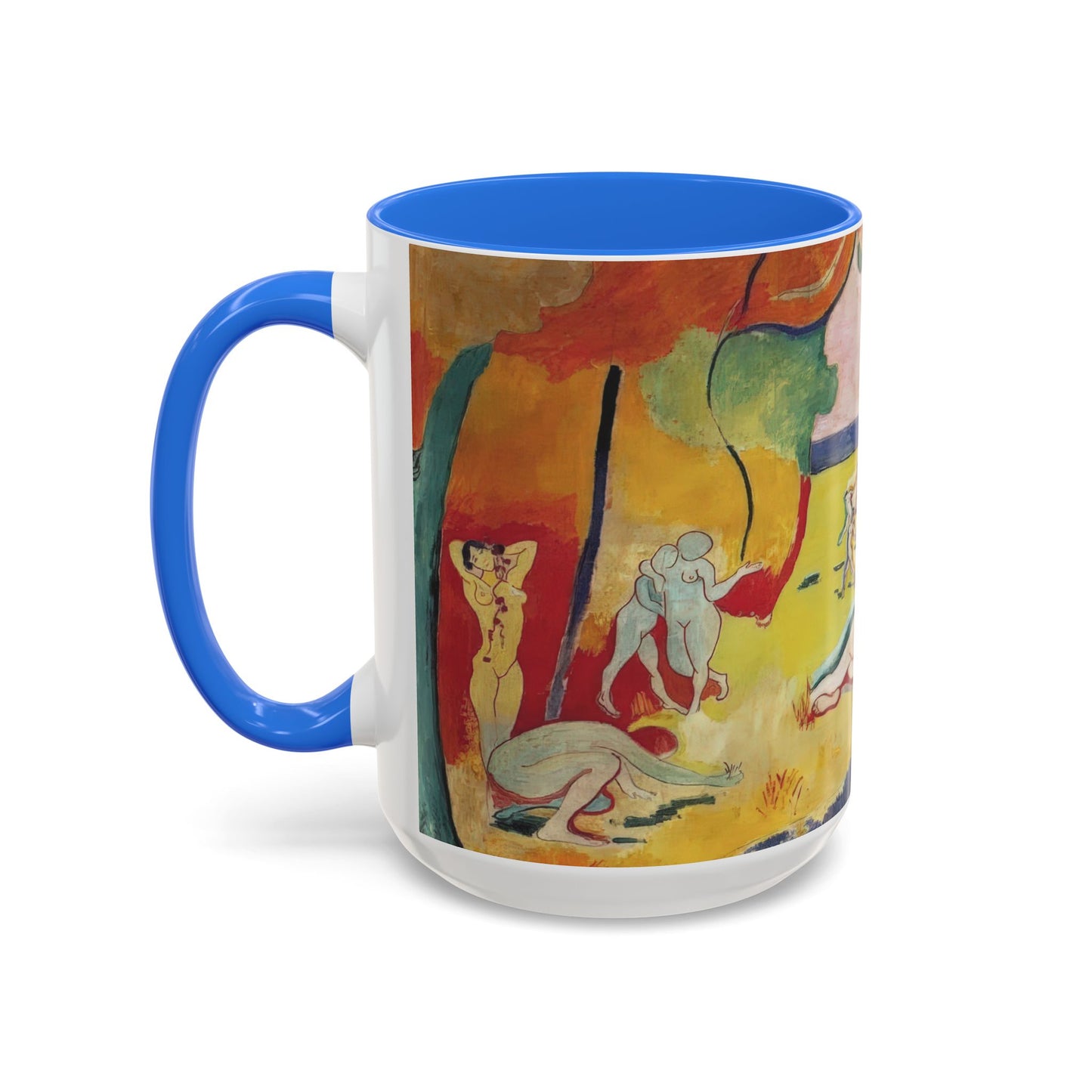 Matisse, Henri - The Joy of Life (1905) - Colorful Accent Mugs
