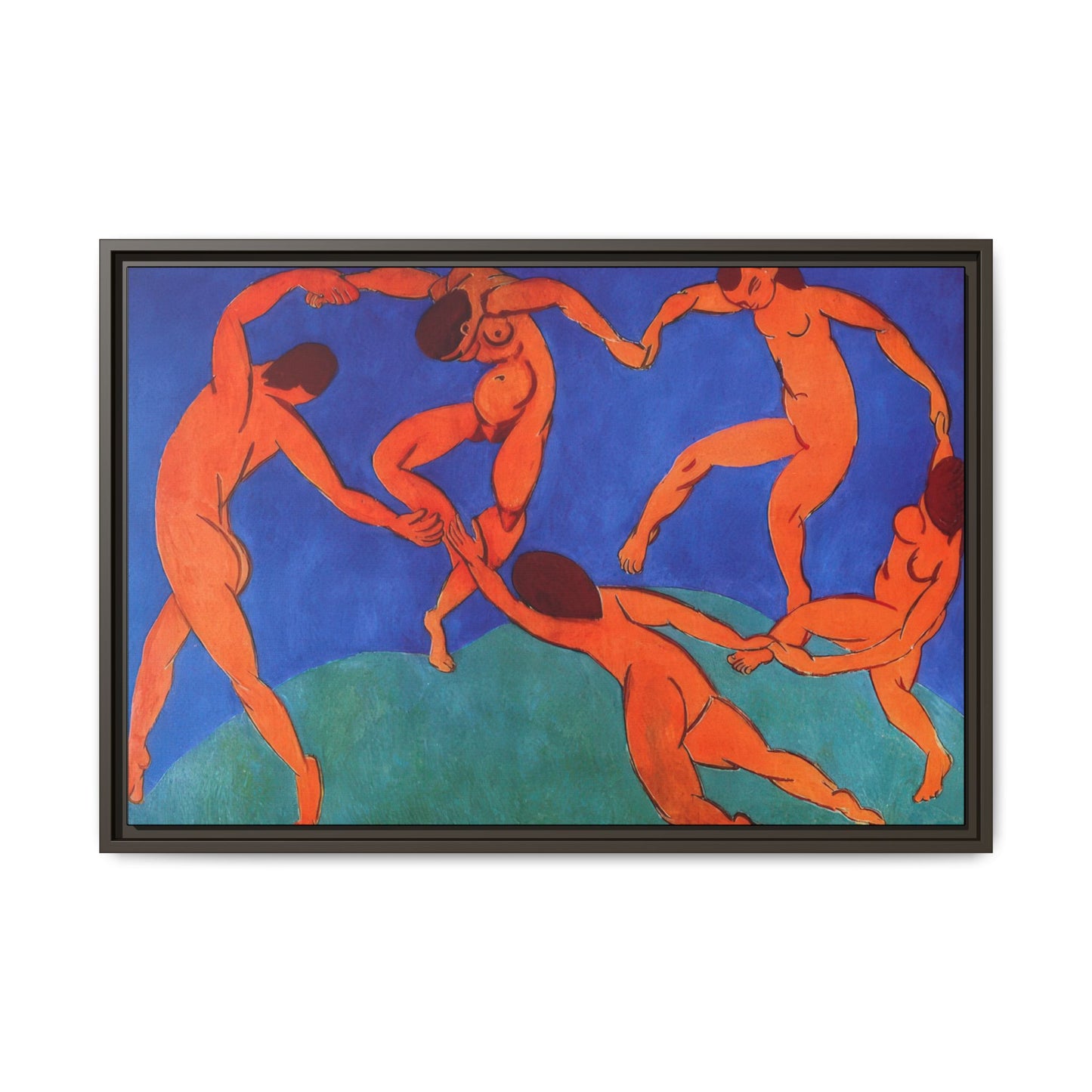 Matisse, Henri - Dance (II) (1910) - Matte Canvas, Framed