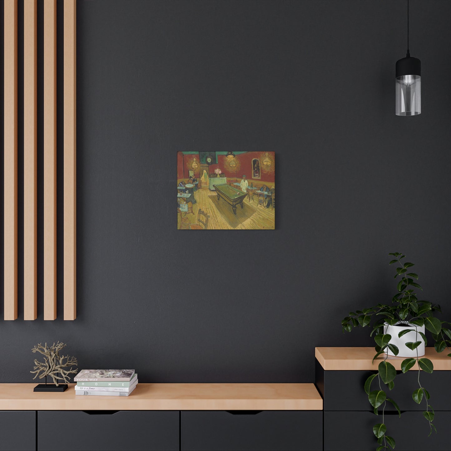Van Gogh, Vincent - The Night Cafe (1888) - Canvas Block, unframed