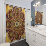 Lion Summer Mandala - Shower Curtains