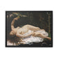 Courbet, Gustave - Woman with a Parrot (1866) - Matte Canvas, Framed