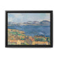 Cézanne, Paul - The Bay of Marseille, Seen from L'Estaque (1885) - Matte Canvas, Framed