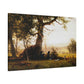 Bierstadt, Albert -  Guerrilla Warfare (1861) - Canvas Block, unframed