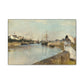 Morisot, Berthe - The Harbor at Lorient (1869) - Canvas Block, unframed