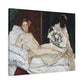 Manet, Édouard - Olympia (1870) - Canvas Block, unframed