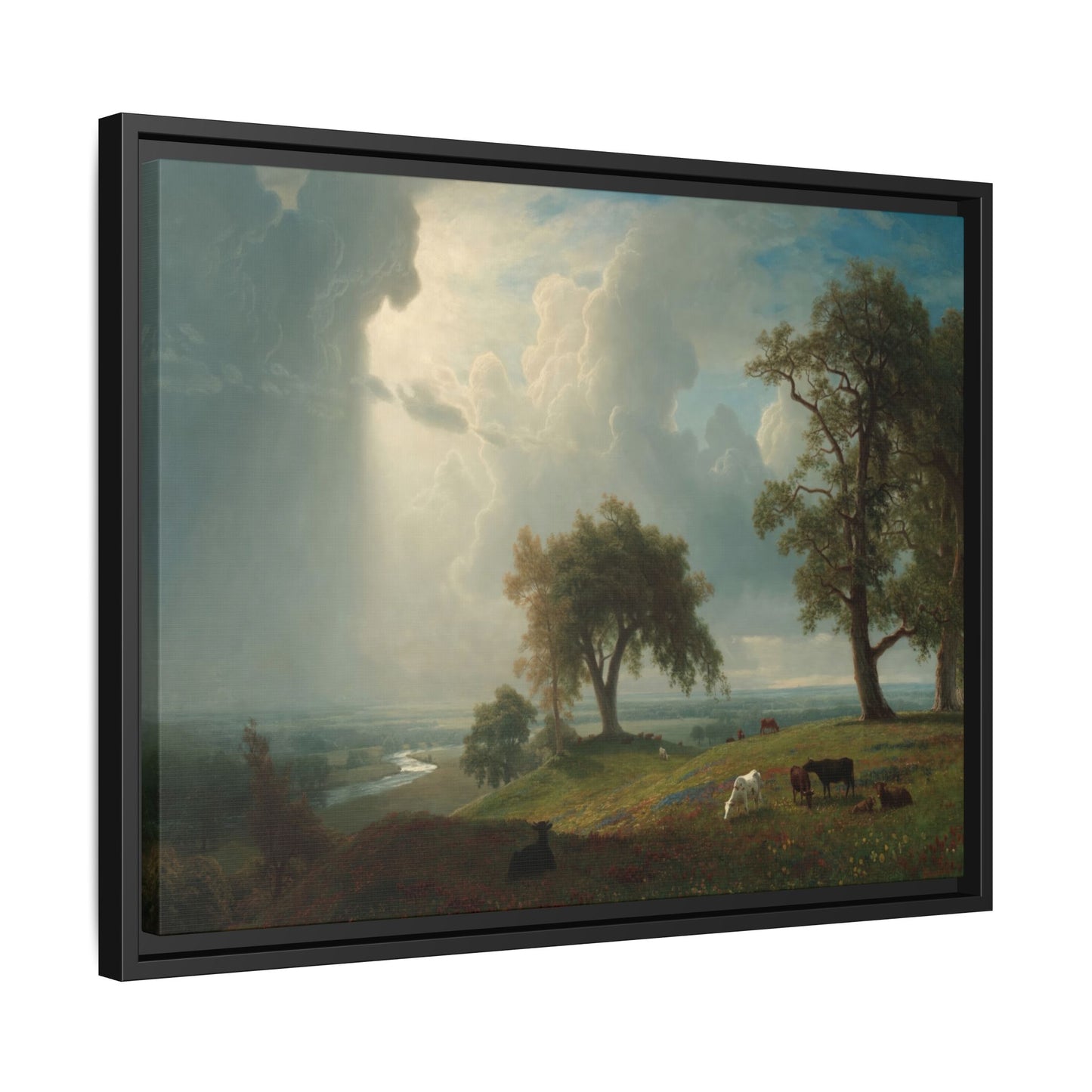 Bierstadt, Albert - California Spring (1875) - Matte Canvas, Framed