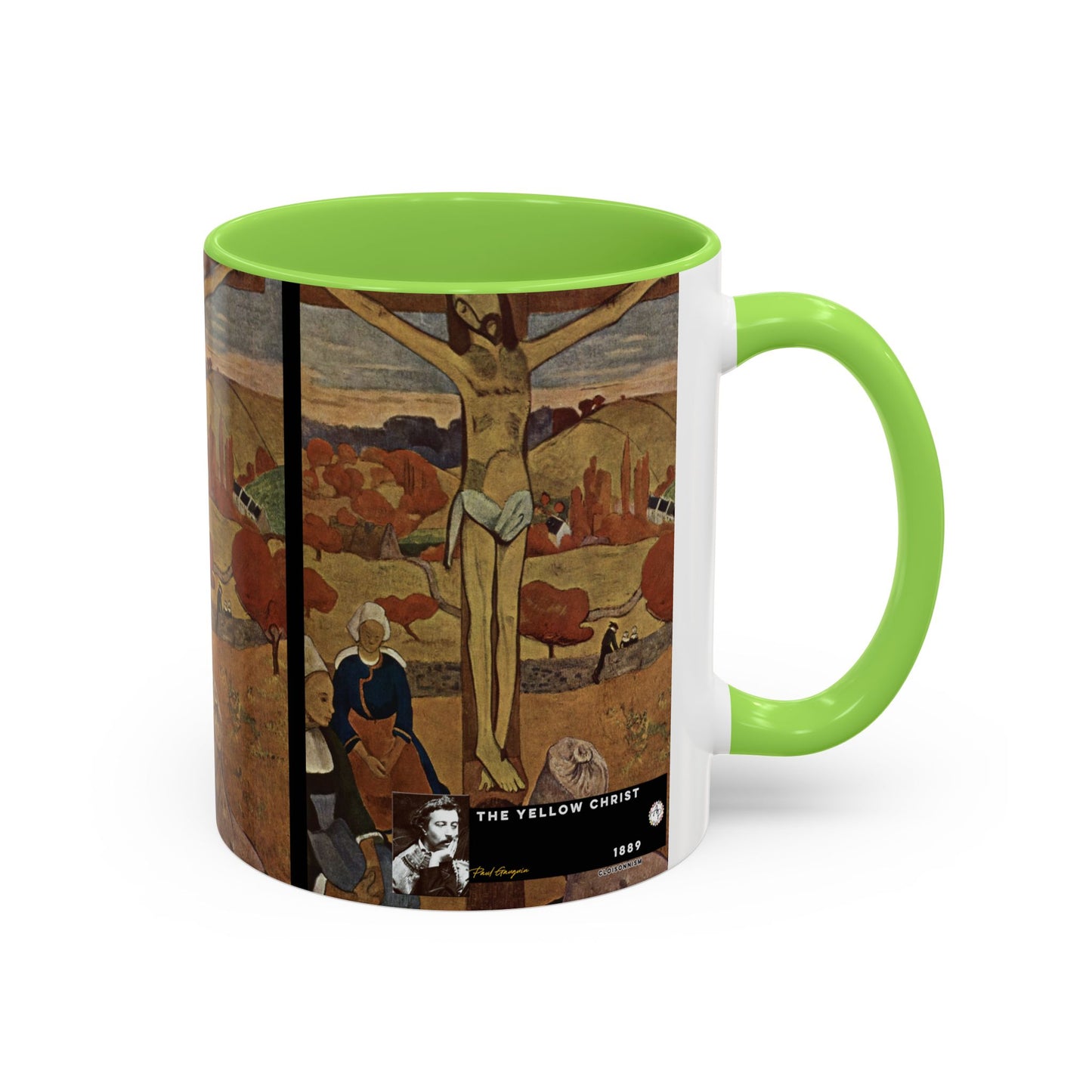 Gauguin, Paul - The Yellow Christ (1889) - Colorful Accent Mugs