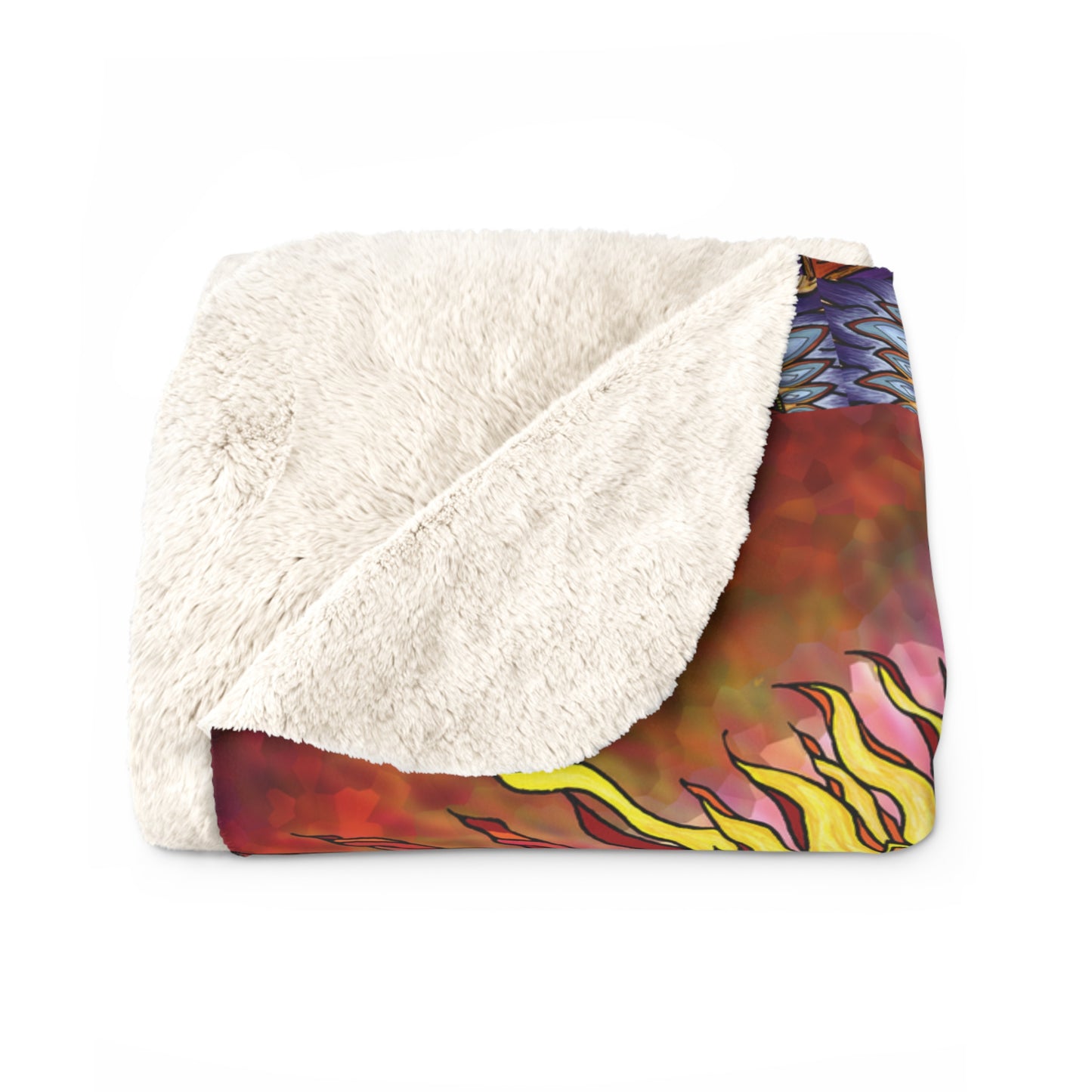 Pacio, Adam - Solar Disc Mandala - Sherpa Fleece Blanket