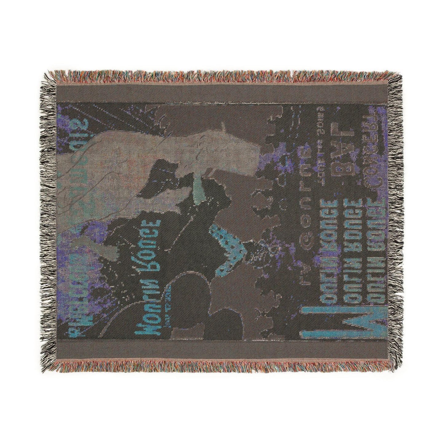 Lautrec, Henri - Moulin Rouge - La Goulue (1891) - Woven Blanket
