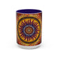 Pacio, Adam - Solar Disc Mandala - Colorful Accent Mugs