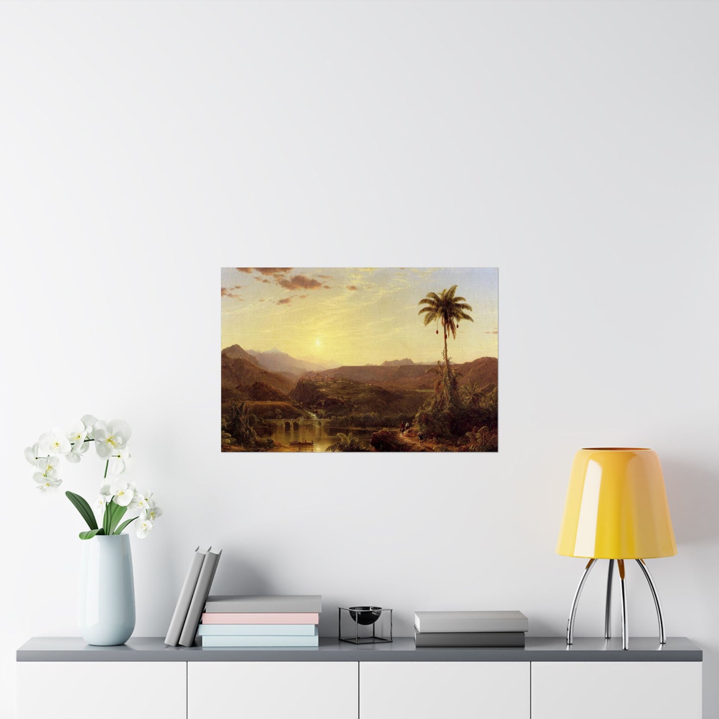Church, Frederic Edwin - The Cordilleras - Sunrise (1853) - Satin Posters