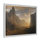Bierstadt, Albert - Looking Down Yosemite Valley (1865) - Matte Canvas, Framed